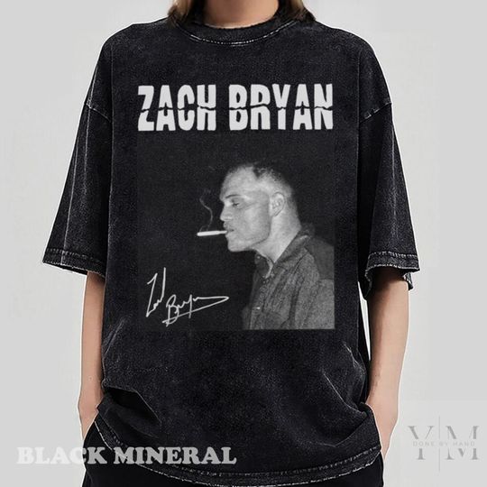 Retro Zach Bryan Singer Music Tour 2024 T Shirt