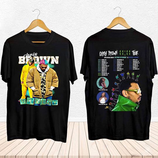 Chris Brown 11:11 Tour 2024 T Shirt