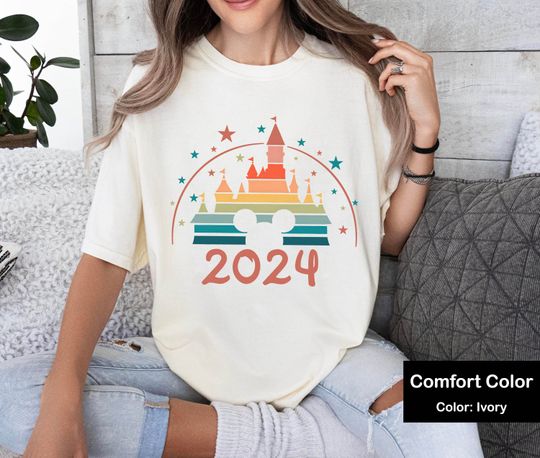 Disney Trip 2024 Shirts, Disney Castle 2024 Shirt