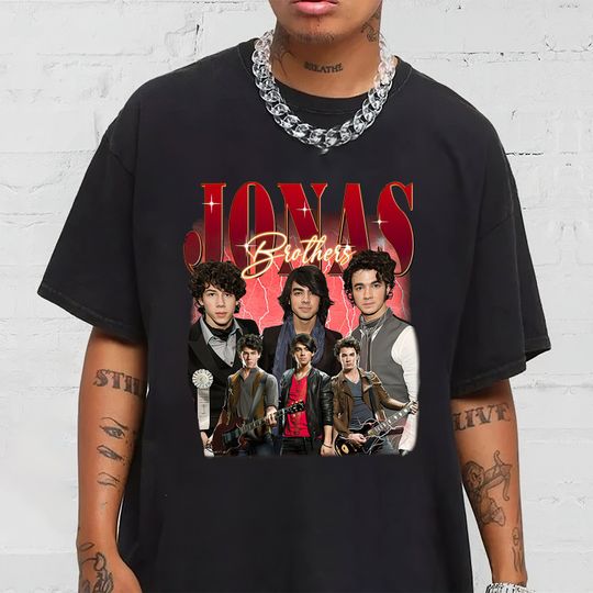 Jonas Brothers Shirts, Jonas Brothers Classic Retro
