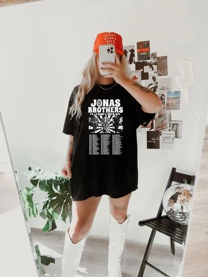 Jonas Brothers Vintage T-Shirt, Jonas Five Albums