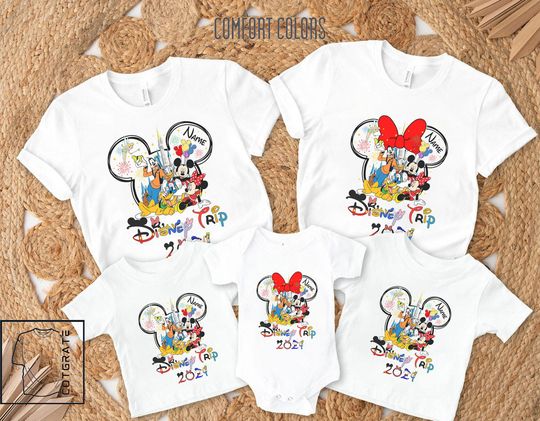 Disney Trip 2024 Family Shirts - Disney 2024 Vacation T-shirt