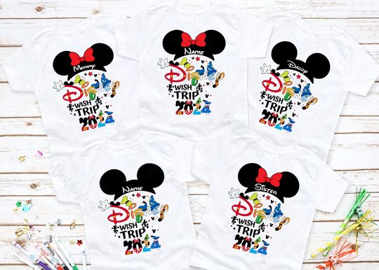 Disney Wish Trip 2024, Disney Trip Shirt, Disney shirts