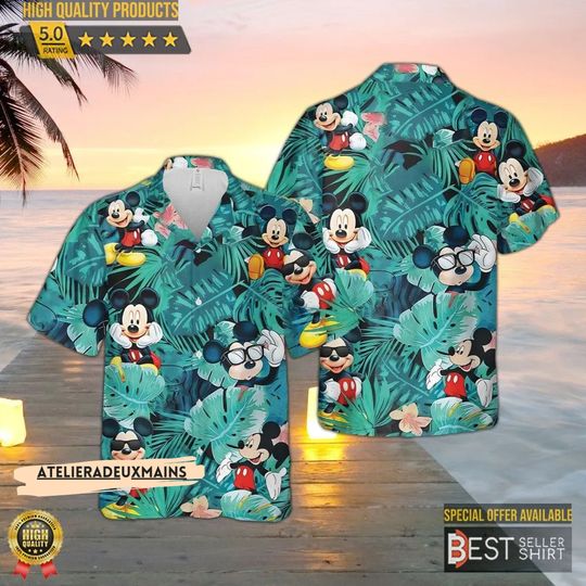 It's Never Too Old For Magic Mickey Mouse Cartoon Hawaiian Shirt