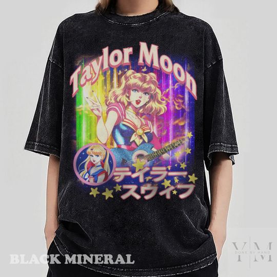 Taylor Moon Anime Graphic Cartoon T Shirt