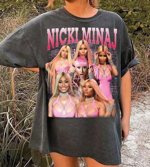 Vintage Nic.ki Minaj Shirt,Nic.ki Minaj Fan Gift,Nic.ki Tour 2024 T Shirt