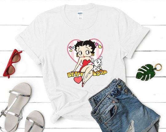 Betty Boop T Shirt, Funny T Shirt, Gift For Cartoon Character Lovers