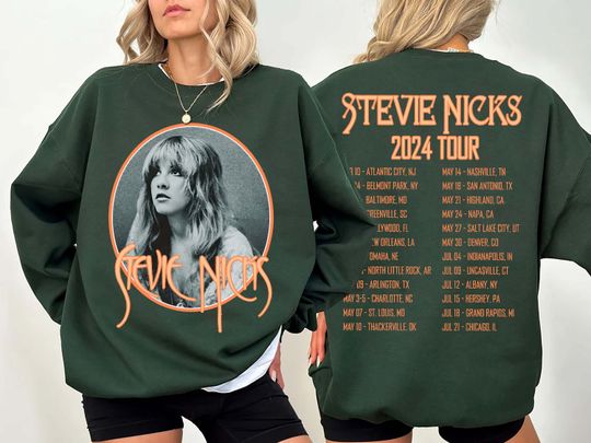 Stevie Nicks Tour Double Sided Sweatshirt