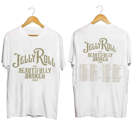 Jelly Roll The Beautifully Broken Tour 2024 T Shirt