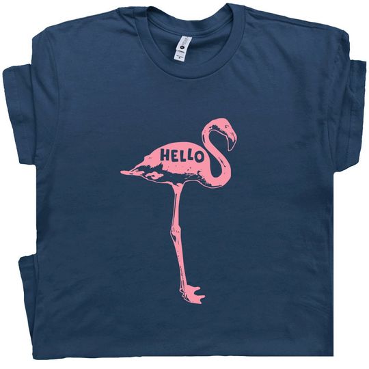 Flamingo T Shirt, Pink Flamingos Shirt, Funny Animal Graphic Shirts