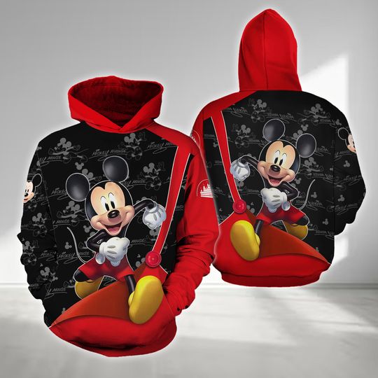 Beloved Mouse Character 3D Shirt, Classic Animated Mouse 3D Hoodies