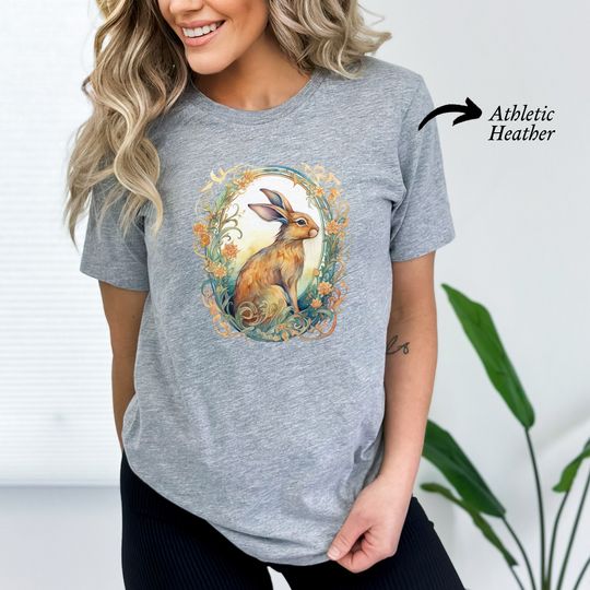 Rabbit Shirt, Cute Bunny Shirt, Nature Lover Shirt