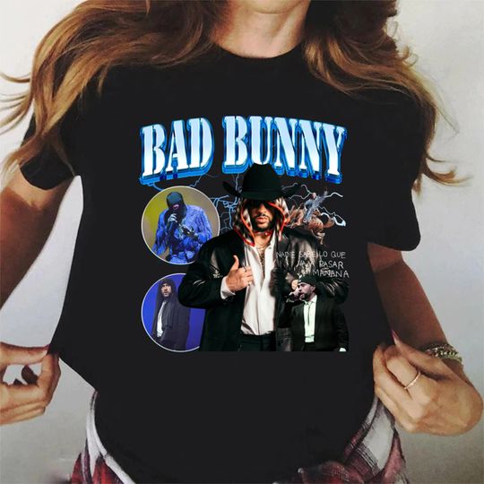 Bad Bunny Shirt, Most Wanted Tour Shirt
