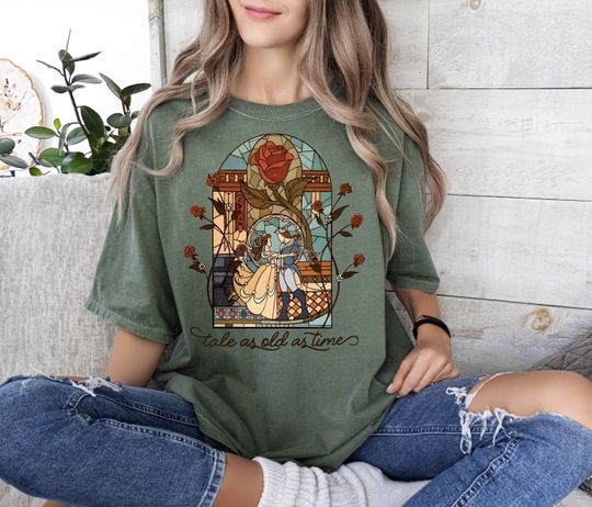 Disney Tale as Old as Time Shirt, Disney Belle, Beauty And The Beast Shirt