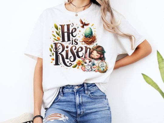 He is Risen Shirt, Happy Easter Day Shirt