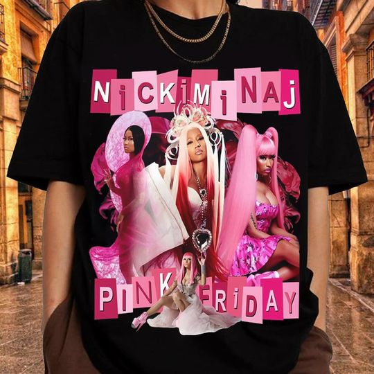 Retro Nicki Minaj Tour 2024 T-Shirt, Nicki Minaj Pink Friday 2 Concert Shirt