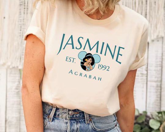 Disney Princess Shirt, Jasmine Disney Shirt, Disney Character Shirt