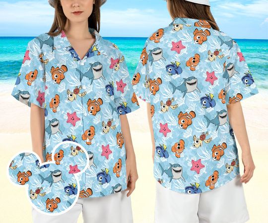 Disney Finding Nemo Dory Hawaiian Shirt
