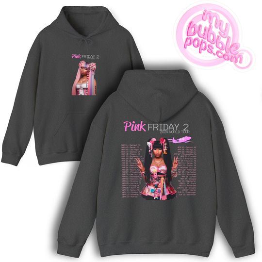 Pink Friday 2 (Nicki Minaj) 2024 Tour Hoodie