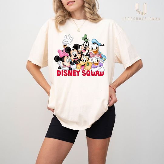 Mickey And Friends Disney Squad Shirt, Disney Squad Shirt