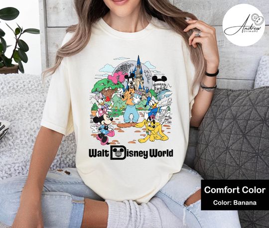 Vintage Walt Disney World Shirt, Disneyworld Shirt