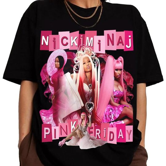 Vintage Nicki Minaj Pink Friday 2 Tour 2024 Shirt, Gag City Shirt