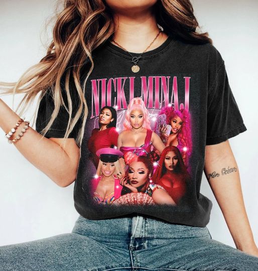 Vintage Nicki Minaj Pink Friday 2 Tour 2024 Shirt, Gag City Shirt