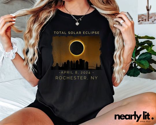 2024 Total Solar Eclipse in Rochester New York Shirt