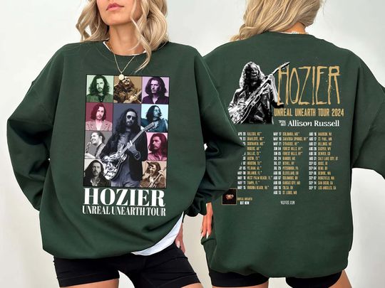 Vintage Hozier Funny Meme Double Sided Sweatshirt