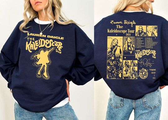 Lauren Daigle The Kaleidoscope Tour Double Sided Sweatshirt