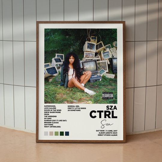 SZA / CTRL Album Cover Poster