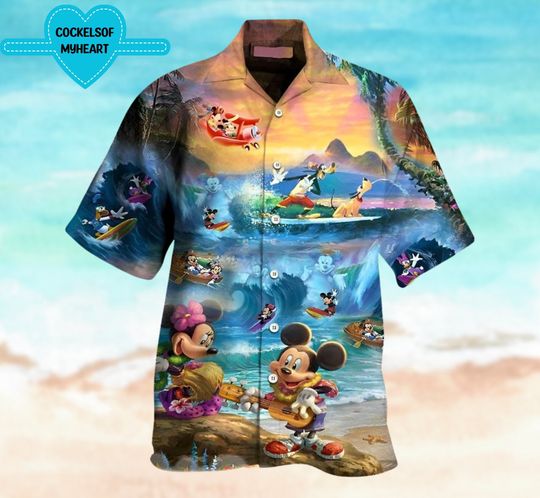 Funny Mickey And Friends Summer Hawaiian Shirt