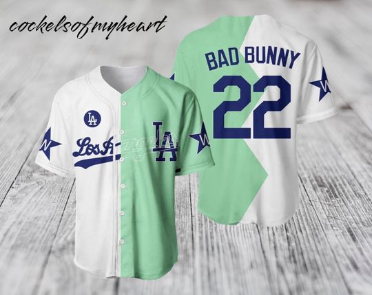 Bad Bunny Baseball Jersey Shirt For Kids Men Women Gift Party