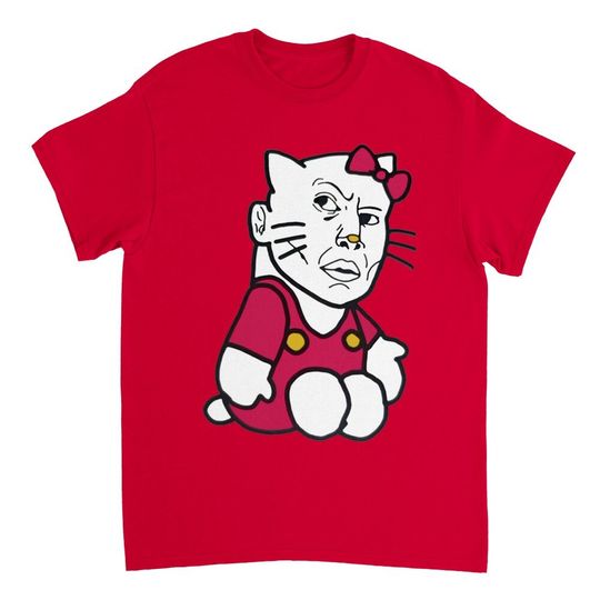 Hello Rock Hello Kitten Funny Meme T Shirt
