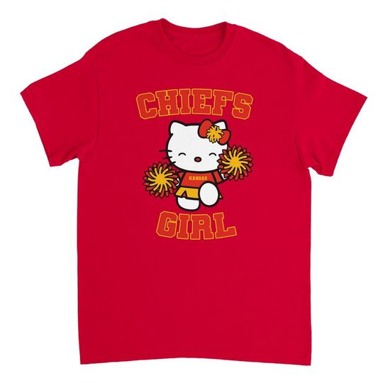 Hello Chiefs Girl Cheerleader T Shirt