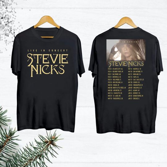 Graphic Stevie Nicks 2024 Tour Shirt, Stevie Nicks Fan Shirt
