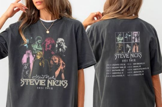 2024 Stevie Nicks Live In Concert Shirt, Stevie Nicks 2024 Tour Merch