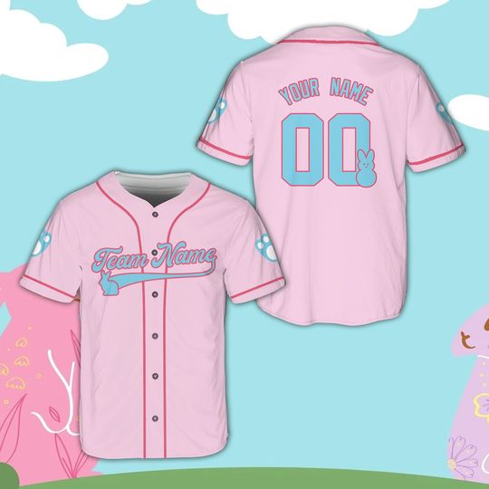 Personalized Happy Easter Day Baseball Jersey Custom Easter Eggs Carnival Festival Game Day