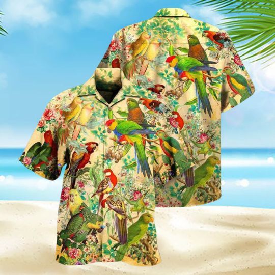 Parrot Vintage Interesting Hawaiian Shirt
