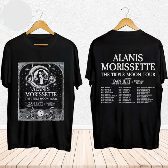 Alanis Morissette The Triple Moon Tour 2024 Shirt, Alanis Morissette Fan Shirt