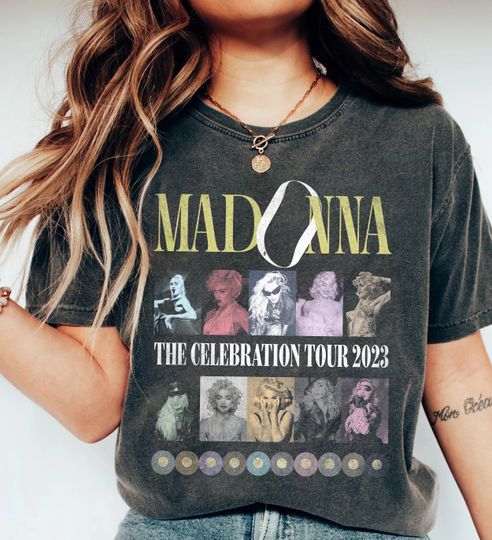 Vintage Madonna The Celebration Tour 2023 Shirt