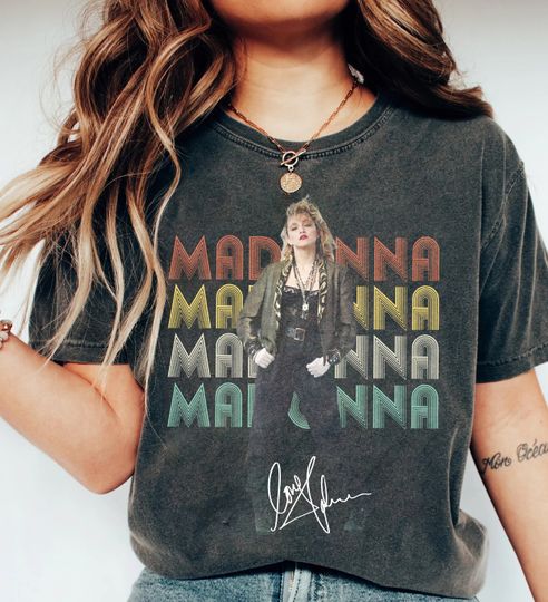 Madonna Tour Shirt, Madonna Retro Vintage T-Shirt