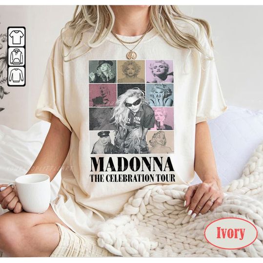 Madonna The Era Tour Shirt Queen Graphic Tee Merch