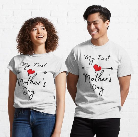 My First Mother's Day arrow hart T-shirt classic