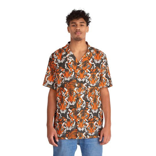 Tiger Men's fan of Hawaiian Shirt