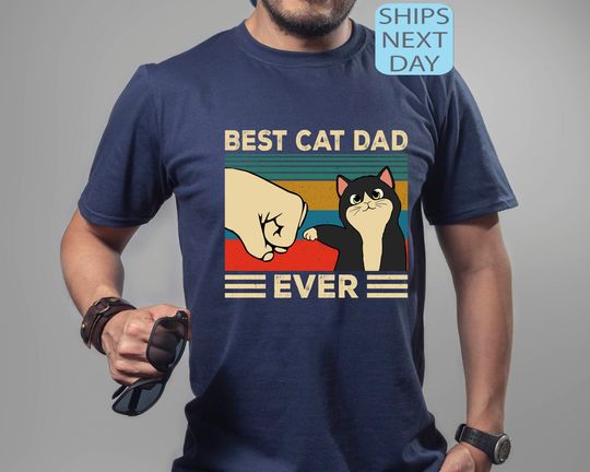 Best Cat Dad Ever Shirt, Cat Dad Shirt, Cat Lover Shirt