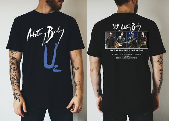 U2 Band Achtung Baby Live At Sphere T Shirt
