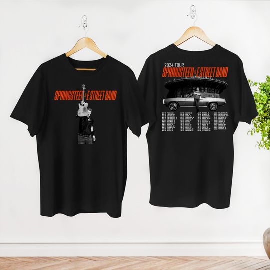 Bruce Springsteen 2024 Tour Shirt, E Street Band And Bruce Springsteen Tour Shirt