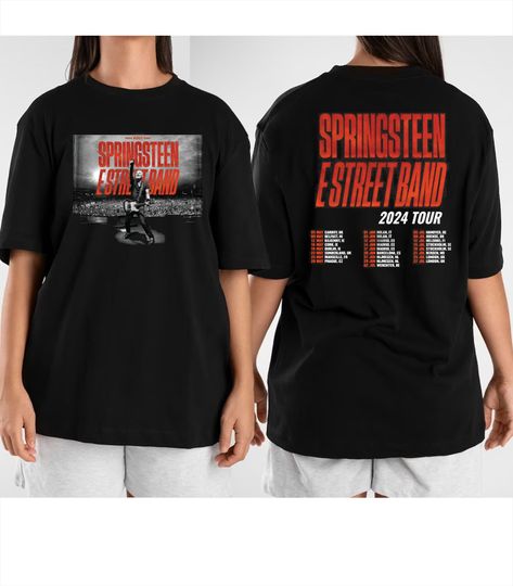 Bruce Springsteen and E Street Band UK And Europe Tour 2024 Shirt