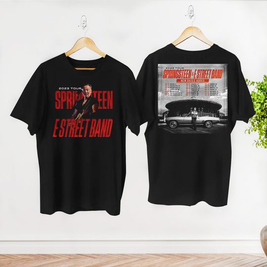 E Street And Bruce Springsteen Tour Shirt, E Street Band Tour Shirt
